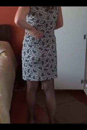 I Get Dressed Twice to Go to the Motel with My Boss and My Husband Records Me and Masturbates