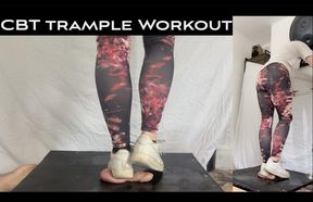 Cock + Ball Crushing Workout Class with Gym Bunny Mistress Dolores - I grind, crush and bounce on your cock and balls until you cum
