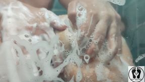 glasschord soap shower massage mesmerizing frottage assjob