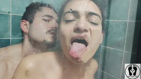 glasschord soap shower massage mesmerizing frottage assjob