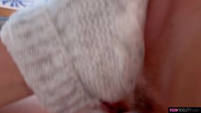 Teen blonde Nicole Nichols loves big cock