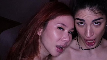 Hot threesome with April Maxima