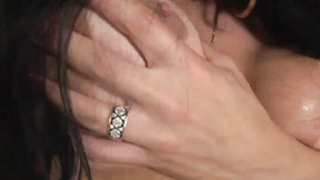 Masturbation time for sensual transgender in exotic lingerie