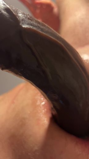 I Ride My Black Dildo on All Fours