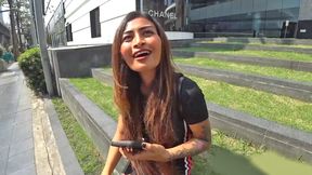 ”Big Boobed but petite Thai MILF amateur amazing sex with a Farang”