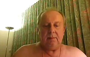 Grandpa Strokes on Webcam
