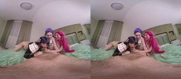 KPop Demon Hunters Kwini Kim, Leya Desantis and Catherine Knight Hunted Your Cock In Foursome Session