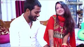 Indian wife ignites wild passion with sultry, newlywed heat