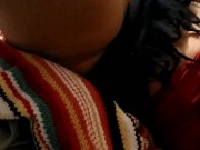 Self facial panties to the side