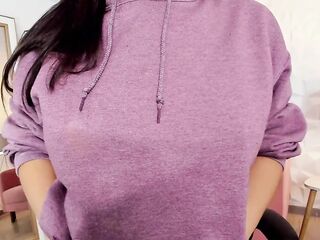 Belt Wedgie on Bubble Butt – Uni Beauty Likes Voyeur Eyes