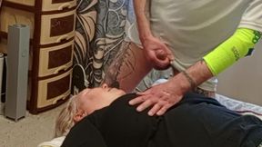 jerking off my dick to cum on my stepmom