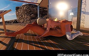 Beautiful 3D Futanari with Big Cock