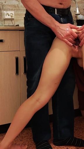 I lifted her red skirt and fisted the beauty   Clip 1