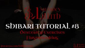 Shibari Tutorials 8 - WMV SD - Dexterity Exercises Fingerhooking - w Sai Jaiden Lillith