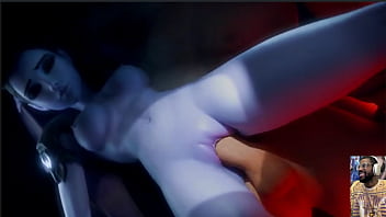 Bald Pussy Widowmaker Gets Her Cunt Fucked, Tight Ass Juno Gets Anal Creampied