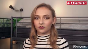 Horny Hostel And Jenny Wild - Naughty Blonde Fucks Her Roommate At The Hostel