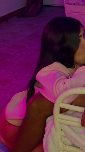 Our First Fuck as a Couple - Very Small Black Haired White Girl Sara Sodi