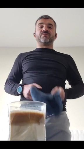 Undressing to Take a Shower After Workout in Gym