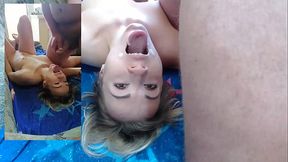 Снял студентку и напоил ее сливками со своей спермой. Послушная рабыня