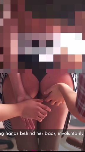 AWAM Sex-Ed #4 Sophia learned them about woman breast   Clip 2