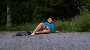 Caught pissing and jerking off outdoors - gay public exhibitionist