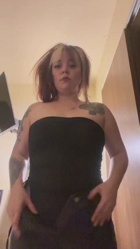 Hot milf undresses after a day at the beach with her sexy amateur friends