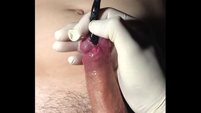 Training_ bigger urethra sound / Entrenando_ una sonda m&aacute_s grande