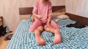cane foot massage hand halloween