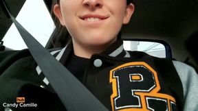 Uber Driver Doesn&#039;t Believe I&#039;m a Model, so I Masturbate for Him