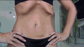 I vacuuming my stomach very deep Q9c