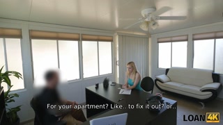 LOAN4K. Obligor takes money lenders pistol in her pussy on purpose