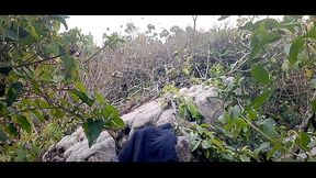 01/01 se exibindo pra casada mocado no mato do pinho no costao sul na ponta do lobo