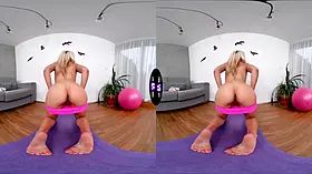 Sports aficionado caroline marian trades her exercise for a cruel pussy spreading session - teenmegaworld