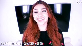 Super-cute Red-haired Cherie Gwendolyn Lights Up the Screen