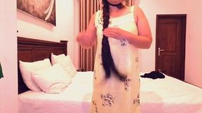 කොහොම හරි try කරල ගෑනිට හිකුවා සැපටම ..ස්ප්‍රිං මෙට්ටෙත් සද්දෙ .. romantic couple night fuck, so hot - Kohoma hari try karala gænita hikuwa sæpatama .. Spring metteṭa sædde .. Romantic Night with Vilashini: A Passionate Encounter