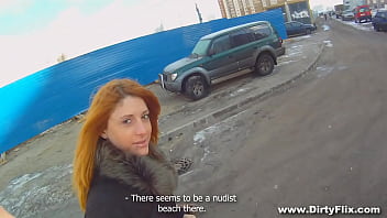 Fucking Glasses - Fucking a clueless redhead Renata