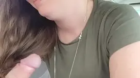 I WRAPPED MY HAIR AROUND HIS BIG ASS DICK SUCKED IT AND STROKED IT AND SWALLOWED HIS LOAD