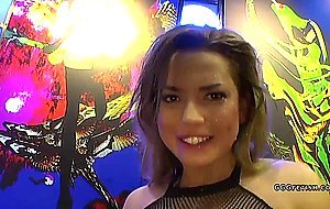 Chloe la moure in hardcore actions with facials