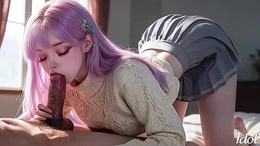 My sexy girlfrend like when i fuck her so hard before study what she can`t go... [AI]