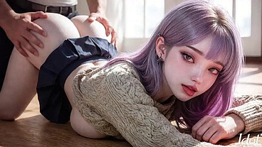 My sexy girlfrend like when i fuck her so hard before study what she can`t go... [AI]