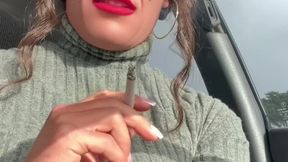 Filling my car with smoke from 3 cigarettes