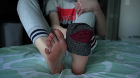 Sock Removal &amp; Curls