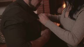 step mom seduction by the fire - eve marlowe & dante colle