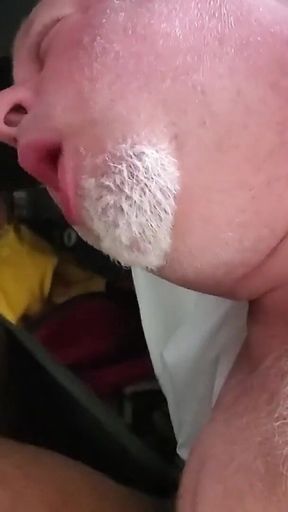 Bear Sucks BBC and Cums