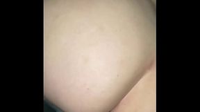 Black BBC pounds small tit MILF's pussy while she's on all fours