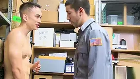 Straight Asian Perp Bareback Fucked By Gay Officer