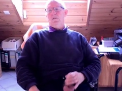 74-Year-Old German Silver Daddy Cums Hard