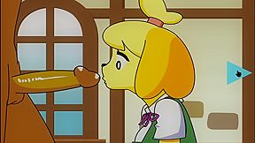 Isabelle Shizue Can Take A Huge Cock In Her Cartoon Mouth