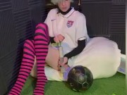 Smoking Bowls and Scoring Goals(Femboy Cums In His Mouth😉)