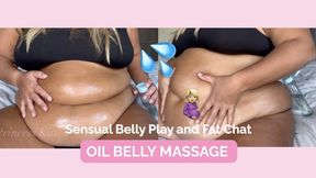 Glowing Belly Oil Massage & Fat Chat â€“ Princess Kitten’s Softest Belly Yet!